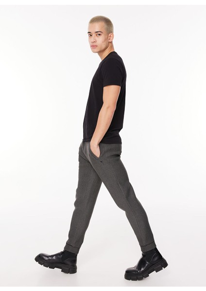 Normal Bel Normal Paça Slim Fit Antrasit Erkek Pantolon FM23W08PF