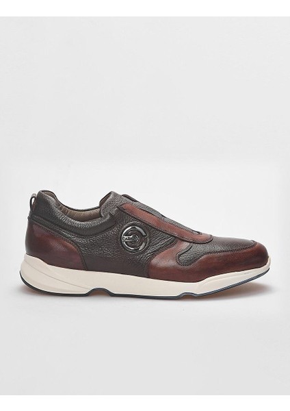 Kahverengi Erkek Deri Sneaker 121038