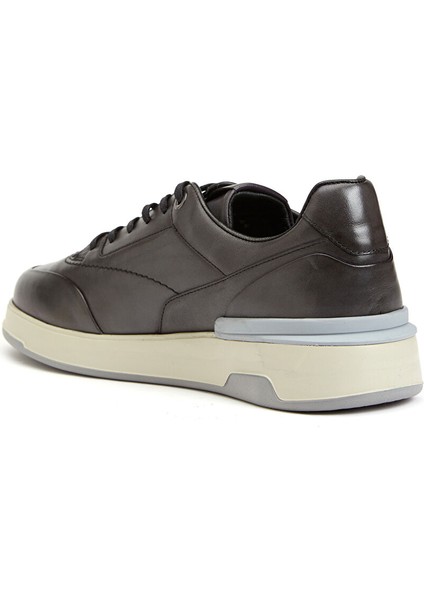 Siyah Erkek Deri Sneaker 280-40