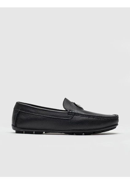 Siyah Erkek Deri Loafer 120013