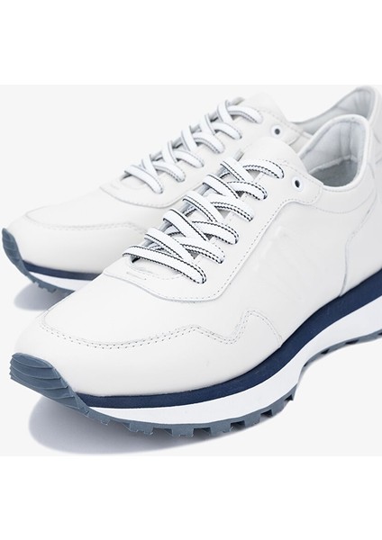 Siyah Erkek Deri Sneaker 381 19566 Erk Ayk Y24