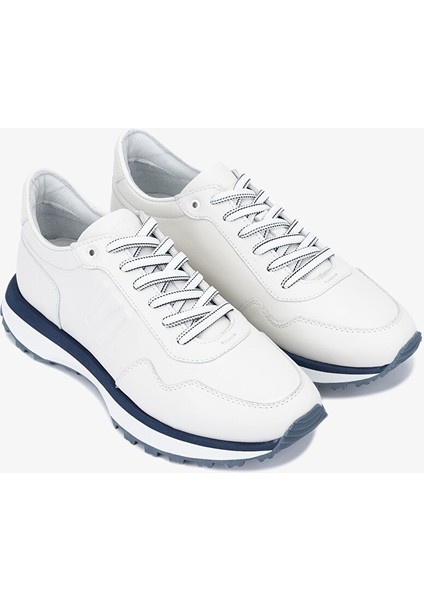 Siyah Erkek Deri Sneaker 381 19566 Erk Ayk Y24