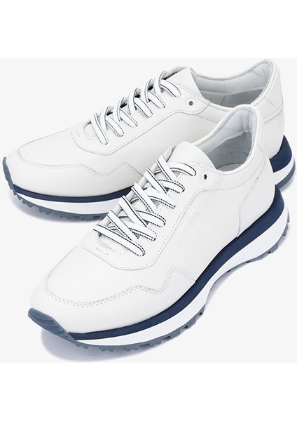 Siyah Erkek Deri Sneaker 381 19566 Erk Ayk Y24