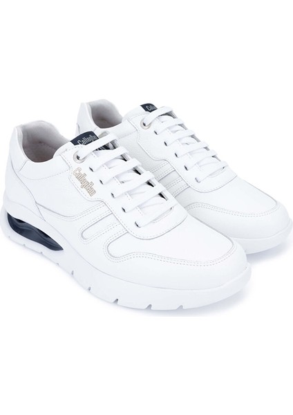 Erkek Hakiki Deri Beyaz Sneakers & Spor Ayakkabı