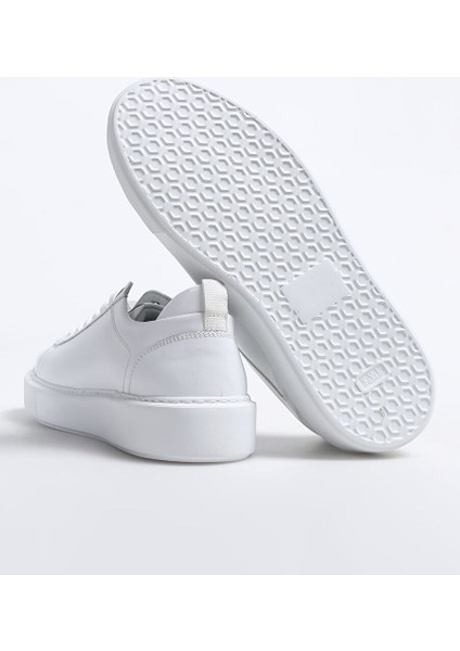 Beyaz Erkek Deri Sneaker 276-36 fırsatları