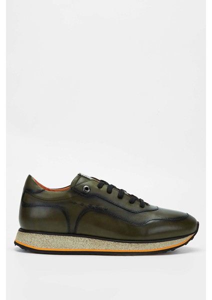 Siyah Erkek Deri Sneaker 987 070K Erk Ayk SK23/24