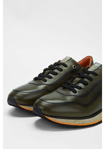 Siyah Erkek Deri Sneaker 987 070K Erk Ayk SK23/24