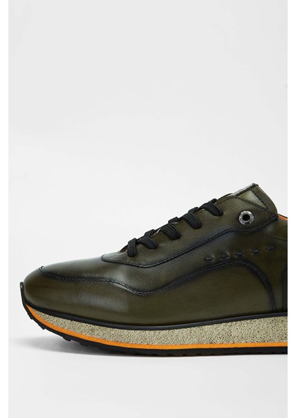 Siyah Erkek Deri Sneaker 987 070K Erk Ayk SK23/24
