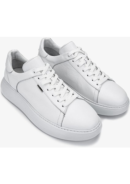Siyah Erkek Deri Sneaker 04 4203 Erk Ayk SK24-25