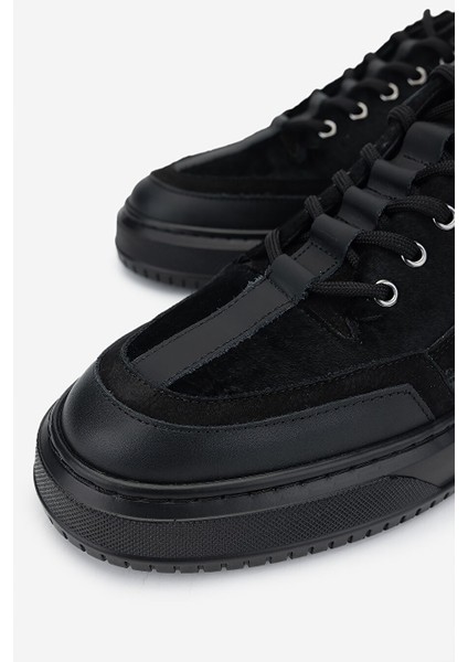 Siyah Erkek Deri Sneaker 352 21188 Erk Ayk SK24-25 modelleri