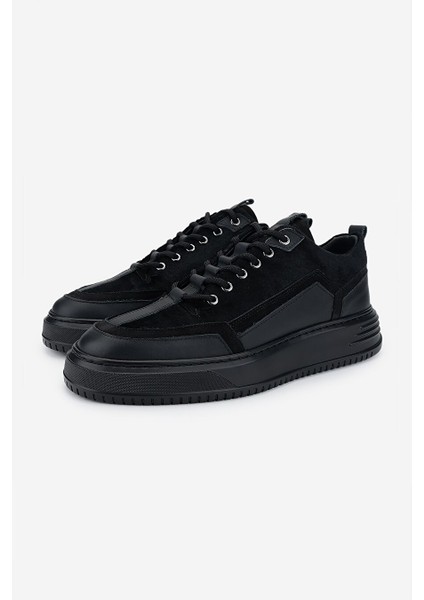 Siyah Erkek Deri Sneaker 352 21188 Erk Ayk SK24-25 indirimleri