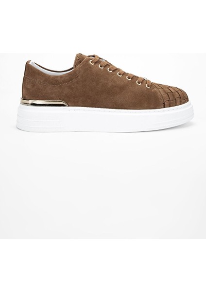 Aletta Erkek Taba Süet Hakiki Deri Sneakers & Spor Ayakkabı