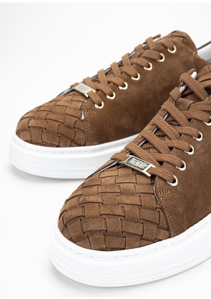 Aletta Erkek Taba Süet Hakiki Deri Sneakers & Spor Ayakkabı