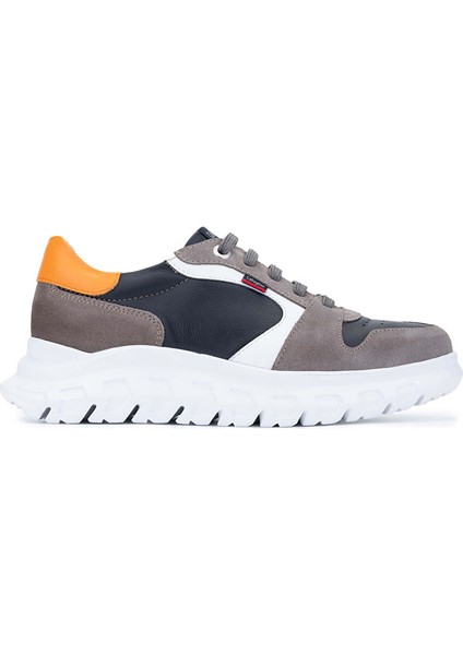 Siyah Erkek Deri Sneaker 618 55301 Erk Ayk SK23/24