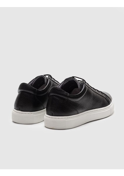 Siyah Erkek Deri Sneaker 121078R