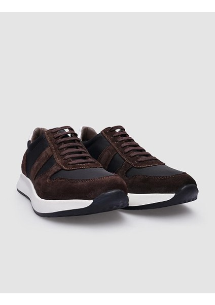 Siyah Erkek Süet Sneaker 124007R
