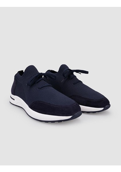 Lacivert Erkek Süet Sneaker 121043