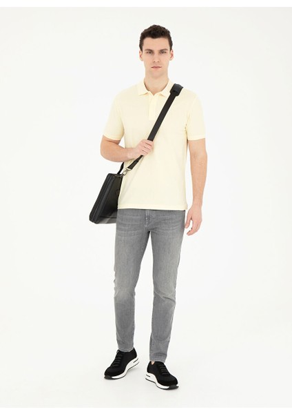 Düz Limon Erkek Polo T-Shirt Sunny fırsatları
