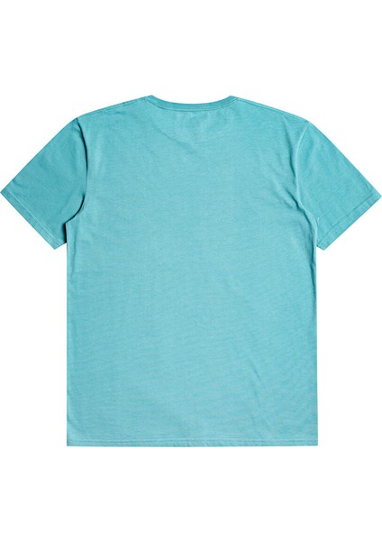 Bisiklet Yaka Mavi Erkek T-Shirt EQYZT07216 Betweenthelınes M Tees