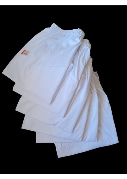 Erkek Paçalı Külot Arjantin 6'lı Avantajlı Paket %100 Pamuklu Cotton Beyaz Regular Rahat Kalıp Pabc1-2