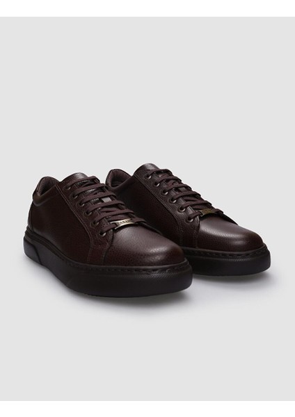 %100 Hakiki Deri Kahverengi Bağcıklı Erkek Sneaker fiyatları