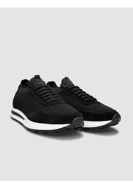 Siyah Erkek Süet Sneaker 124356R