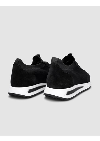 Siyah Erkek Süet Sneaker 124356R