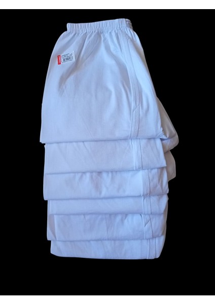 Erkek Paçalı Külot Arjantin 6'lı Avantajlı Paket %100 Pamuklu Cotton Beyaz Regular Rahat Kalıp Pabc1-2 indirimleri