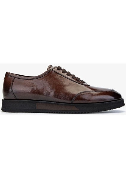 Erkek Hakiki Deri Taba Sneakers & Spor Ayakkabı