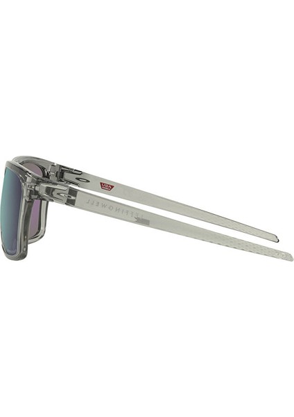 Leffingwell OO9100 Dikdörtgen Gri Polarize Erkek Güneş Gözlüğü