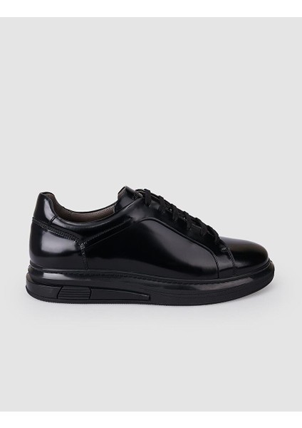 Siyah Erkek Deri Sneaker 126061S
