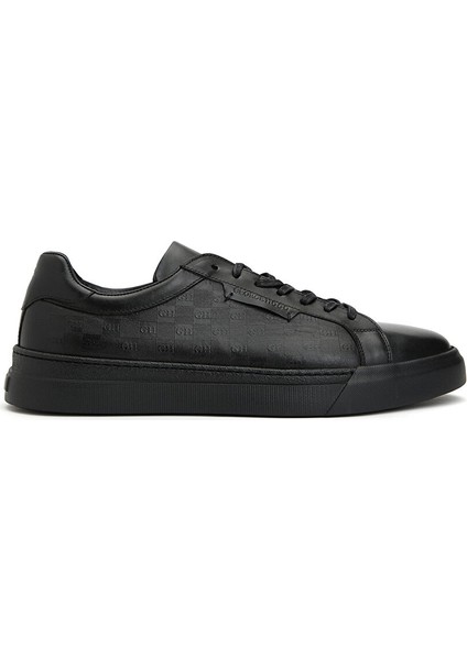 Siyah Erkek Deri Sneaker 323-22-4SS