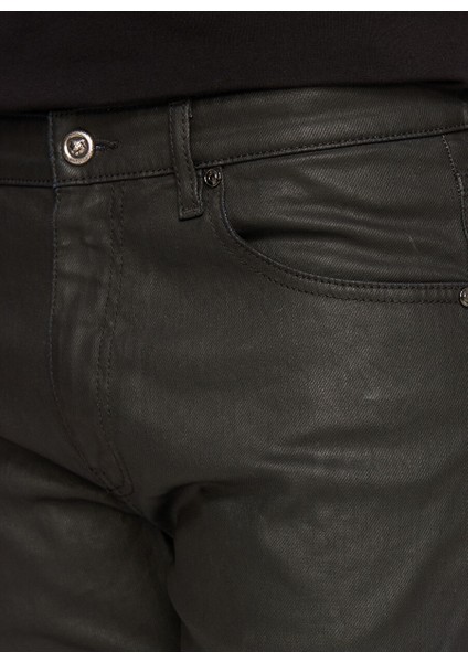 Siyah Erkek Düz Paça Slim Fit Denim Pantolon 74OBB5S0DW056L54899 fırsatları