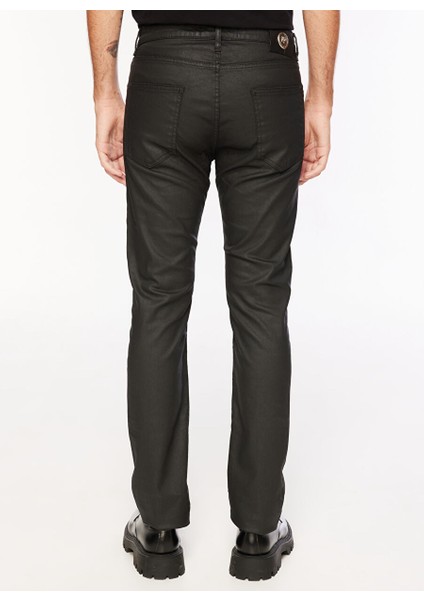 Siyah Erkek Düz Paça Slim Fit Denim Pantolon 74OBB5S0DW056L54899 indirimleri