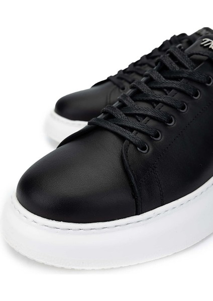 Siyah Erkek Deri Sneaker 933 Backs Erk Ayk SK24-25