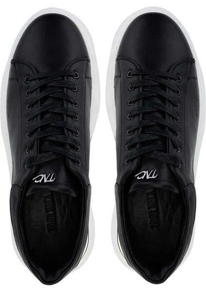 Siyah Erkek Deri Sneaker 933 Backs Erk Ayk SK24-25