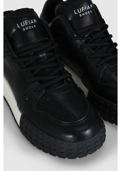 Burton Erkek Deri Sneaker Ayakkabı Siyah modelleri