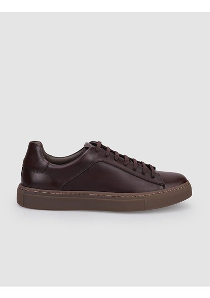 Kahverengi Erkek Deri Sneaker 117833