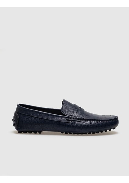 Lacivert Erkek Deri Loafer 121127