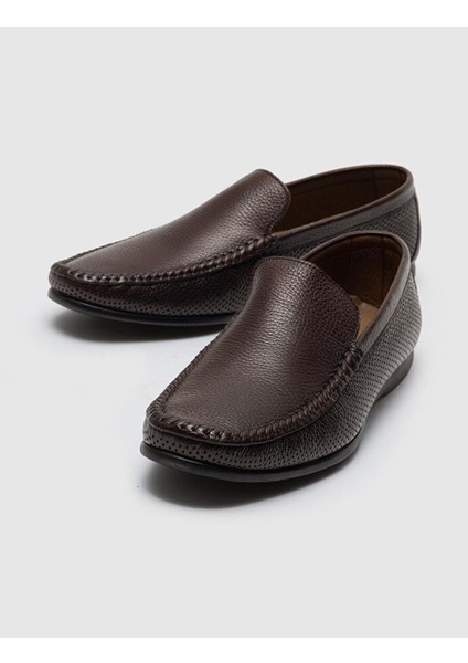Kahverengi Erkek Deri Loafer 102525