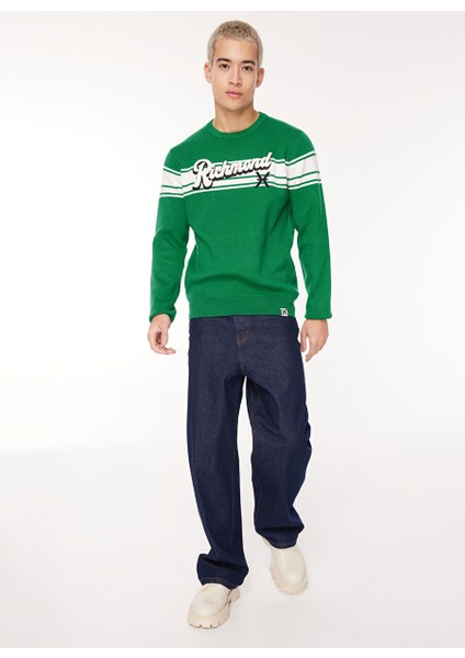 Yarım Balıkçı Yaka Slim Fit Yeşil Erkek Kazak UMA23056MA modelleri