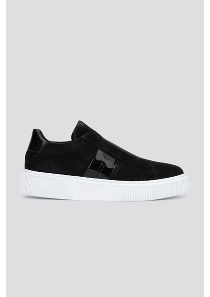 Emma Erkek Siyah Süet Hakiki Deri Sneakers & Spor Ayakkabı