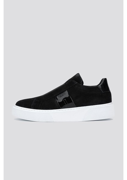 Emma Erkek Siyah Süet Hakiki Deri Sneakers & Spor Ayakkabı