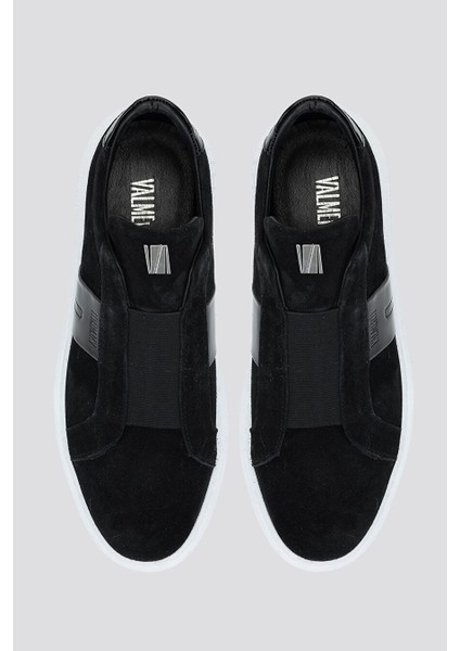 Emma Erkek Siyah Süet Hakiki Deri Sneakers & Spor Ayakkabı