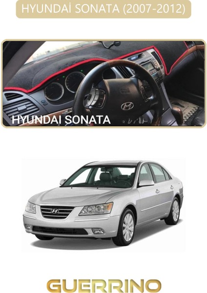 Hyundai Sonata 2007-2012TORPİDO Koruma Halısı Bej Kenar