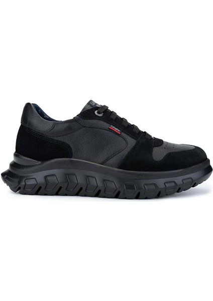 Erkek Hakiki Deri Siyah Sneakers & Spor Ayakkabı