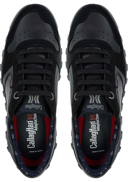 Erkek Hakiki Deri Siyah Sneakers & Spor Ayakkabı