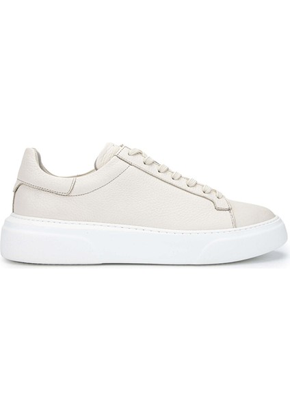 Erkek Hakiki Deri Bej Sneakers & Spor Ayakkabı