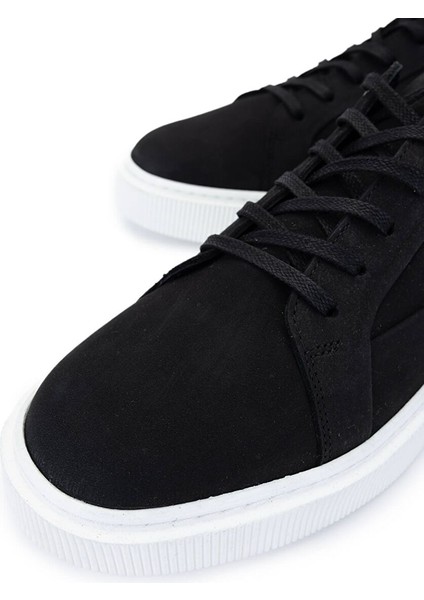 Erkek Hakiki Deri Siyah Nubuk Sneakers & Spor Ayakkabı modelleri