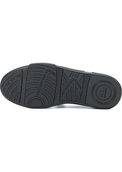 Erkek Deri & Tekstil Siyah Sneakers & Spor Ayakkabı